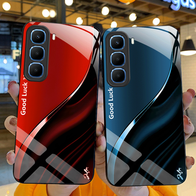 Shelly - Hard Gehard Glas Case Voor Infinix