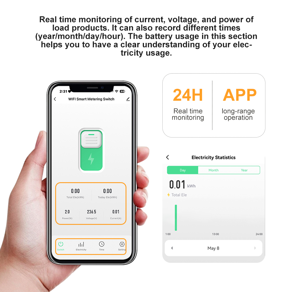 63A 1P+N WiFi Smart MCB Energi - Tuya Smart recensie en prijs