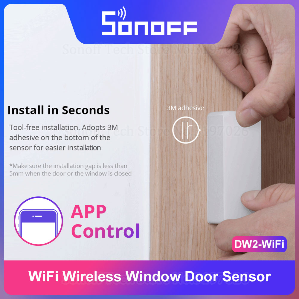 Sonoff DW2-WiFi Draadloze Beve - Sonoff recensie en prijs