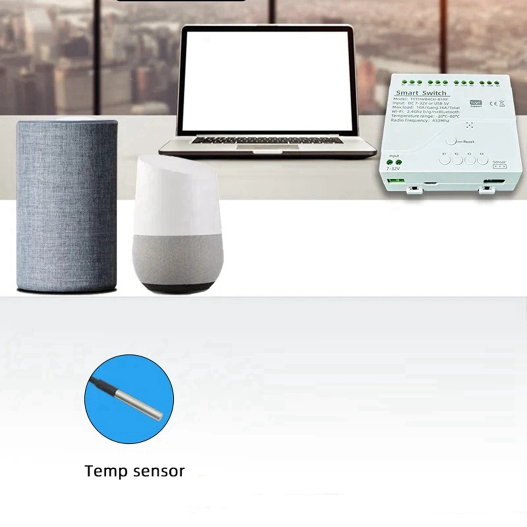 B44C 2X Tuya Wifi DC 7-32V 4-k - Tuya 4 Channel recensie en prijs
