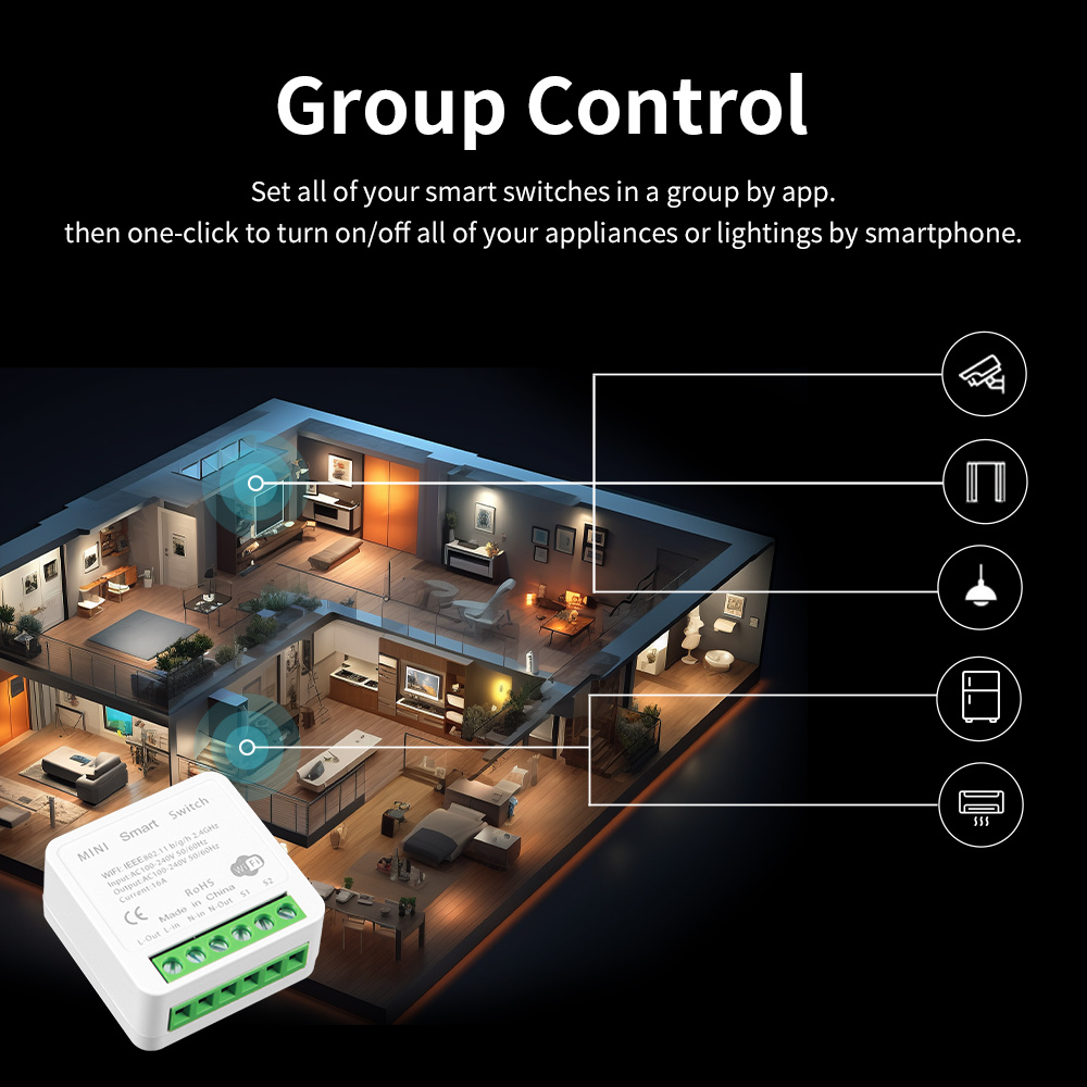Mini Wifi Smart Switch Module  - Sonoff Basic recensie en prijs