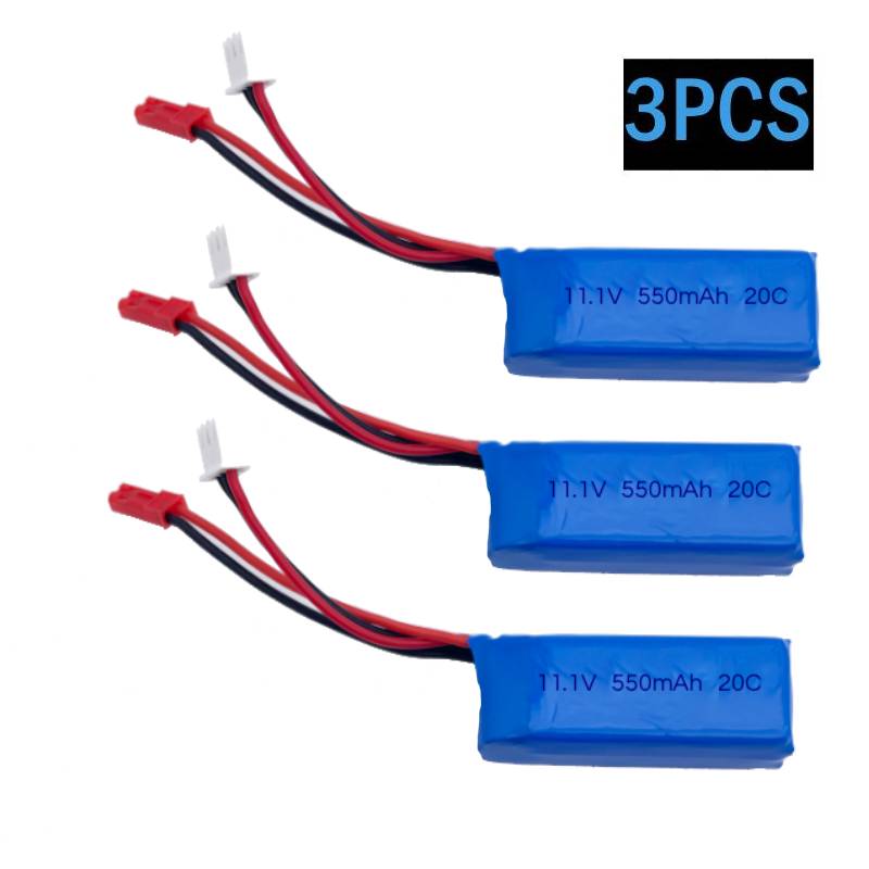 3PCS 20C 3S 11.1V 550mAh RC Li - Shelly Plug recensie en prijs