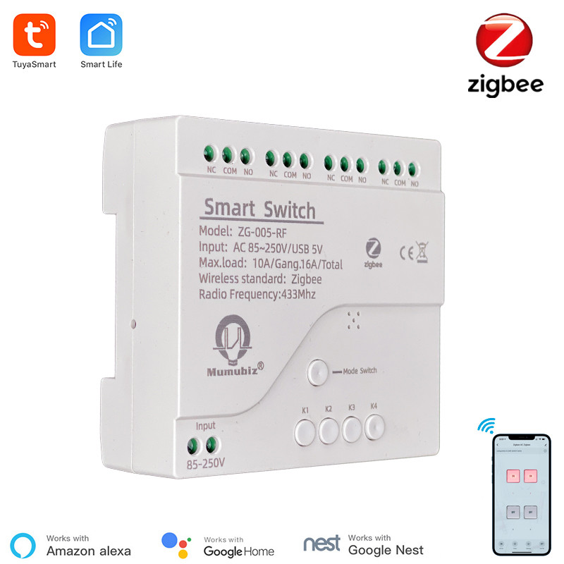 Tuya Smart Zigbee 220V Switch  - Tuya 4 Channel recensie en prijs