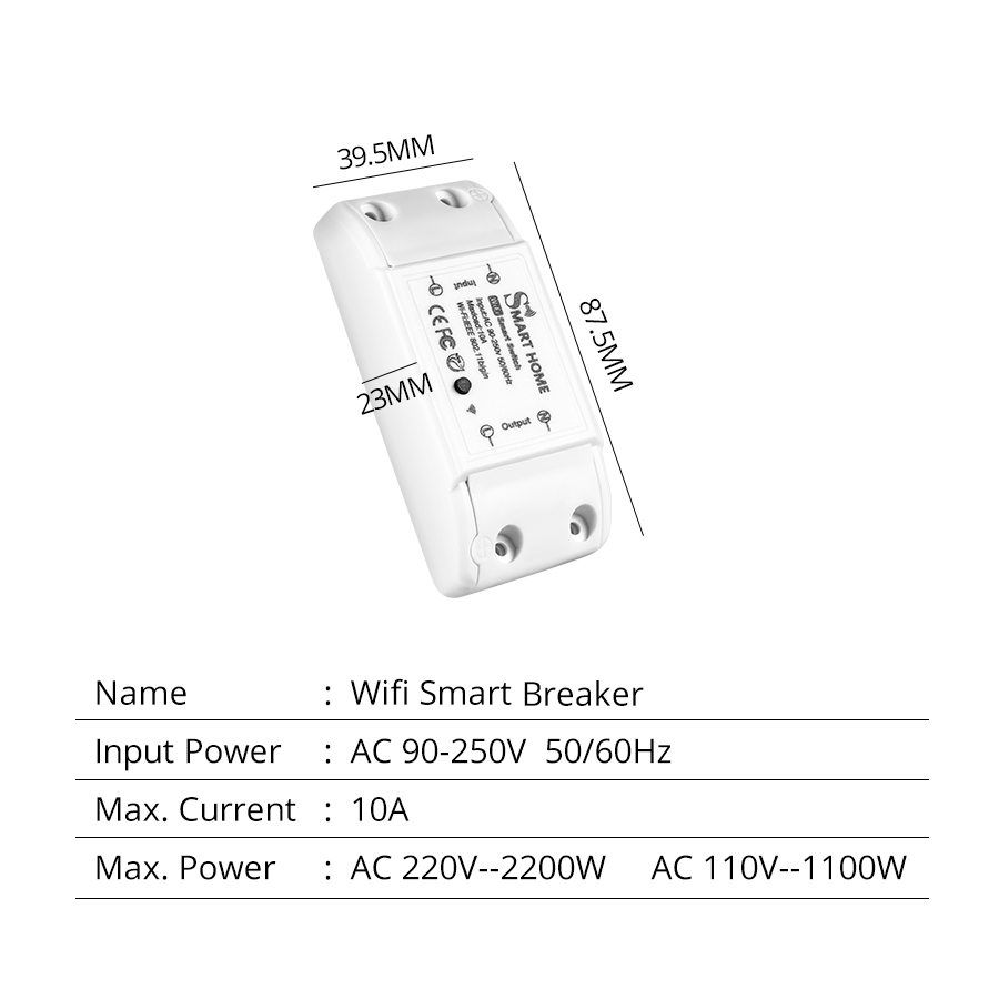 Tuya WiFi Smart Switch Breaker - Sonoff Basic recensie en prijs