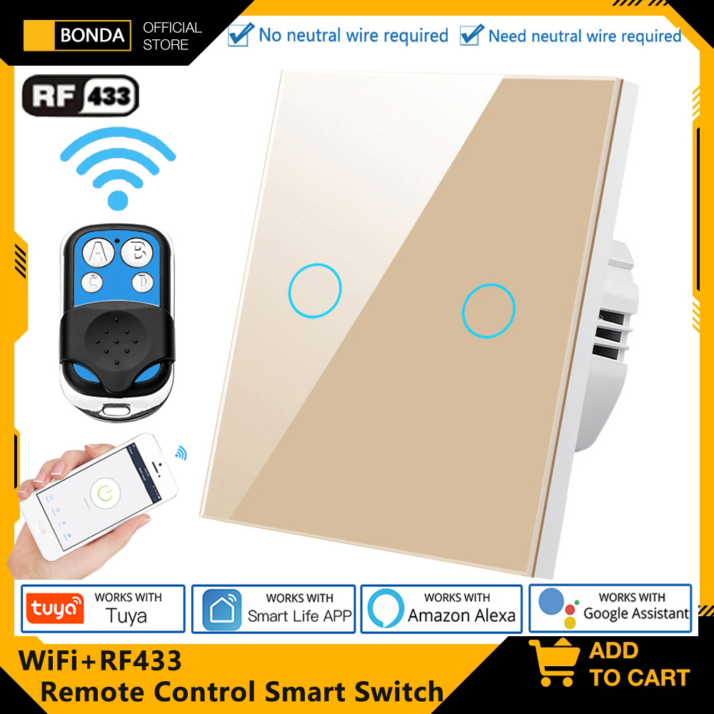 Tuya EU WiFi + RF433 Slimme af - Smart Relay Tuya recensie en prijs